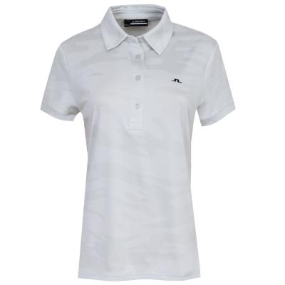 J Lindeberg Alaya Jacquard Ladies Golf Polo Shirt
