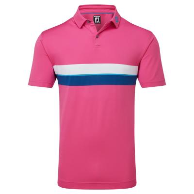 FootJoy Double Chest Band Pique Golf Polo Shirt