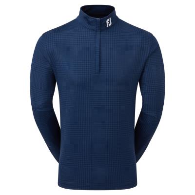 FootJoy Glen Plaid Print Chill-out Zip Neck Golf Sweater