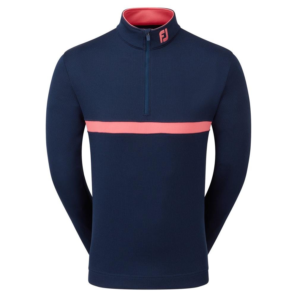 FootJoy Inset Stripe Chill out Zip Neck Golf Sweater