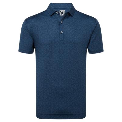 FootJoy Painted Floral Lisle Golf Polo Shirt