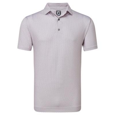 FootJoy Scallop Shell Foulard Self Collar Golf Polo Shirt