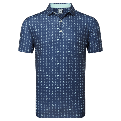 FootJoy The 19th Hole Self Collar Golf Polo Shirt
