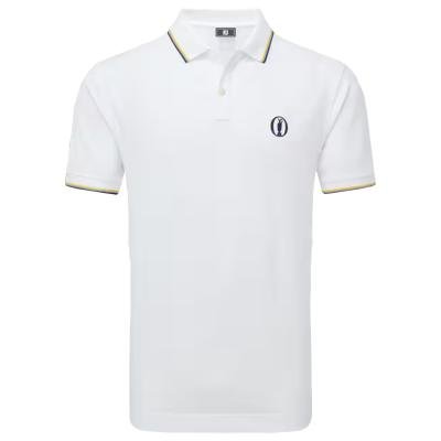 FootJoy Solid with Trim Pique Golf Polo Shirt