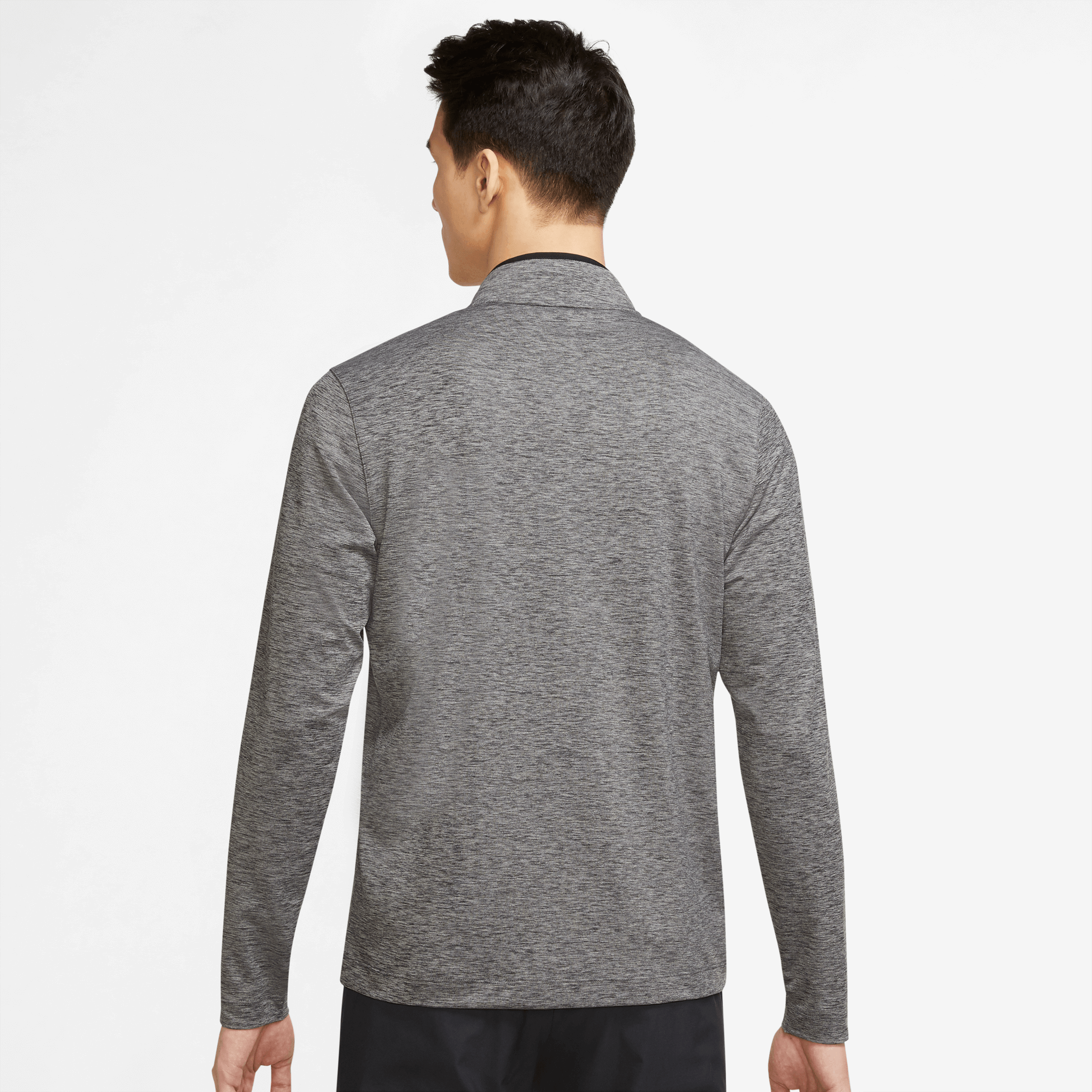 Nike Dri-Fit Victory Zip Neck Sweater Black/Pure/White | Scottsdale Golf