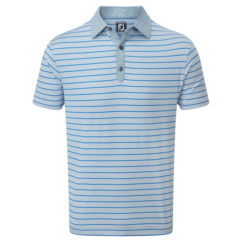 FootJoy Accented Stripe Lisle Golf Polo Shirt – GBGolf
