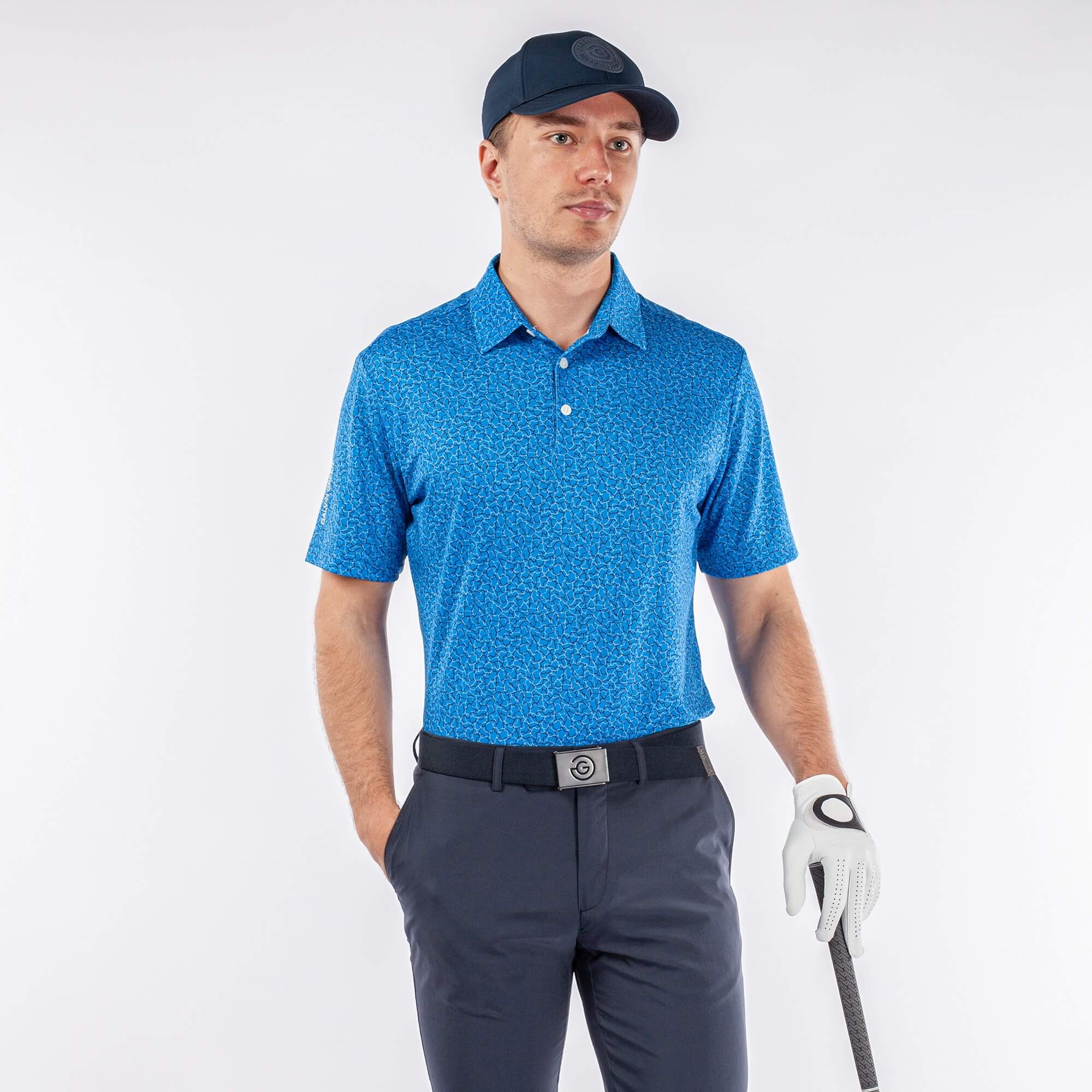 Galvin Green Mani Ventil8 Plus Polo Shirt Blue | Scottsdale Golf