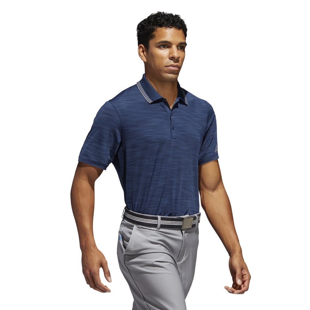 adidas Golf Ultimate365 Textured Polo Shirt Collegiate Navy ...