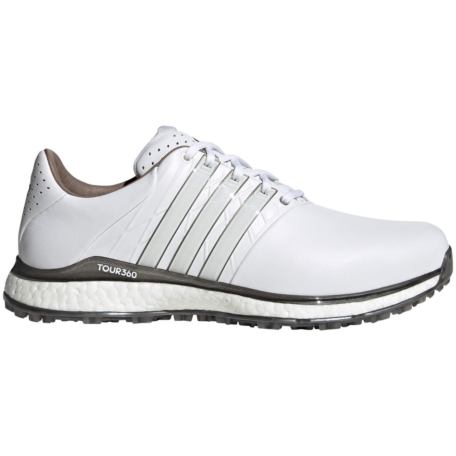 adidas Tour360 XT SL 2.0 Golf Shoes White/Dark Silver | Scottsdale Golf