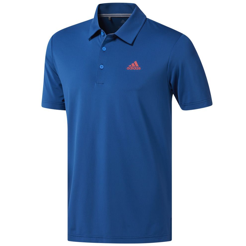 adidas Ultimate 365 Solid Polo Shirt Dark Marine/Active Pink ...