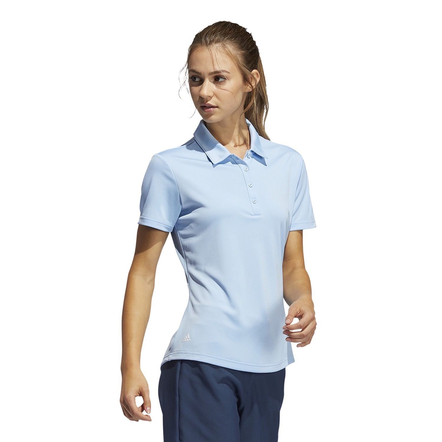 adidas Performance Primegreen Ladies Polo Shirt Clear Sky | Scottsdale Golf