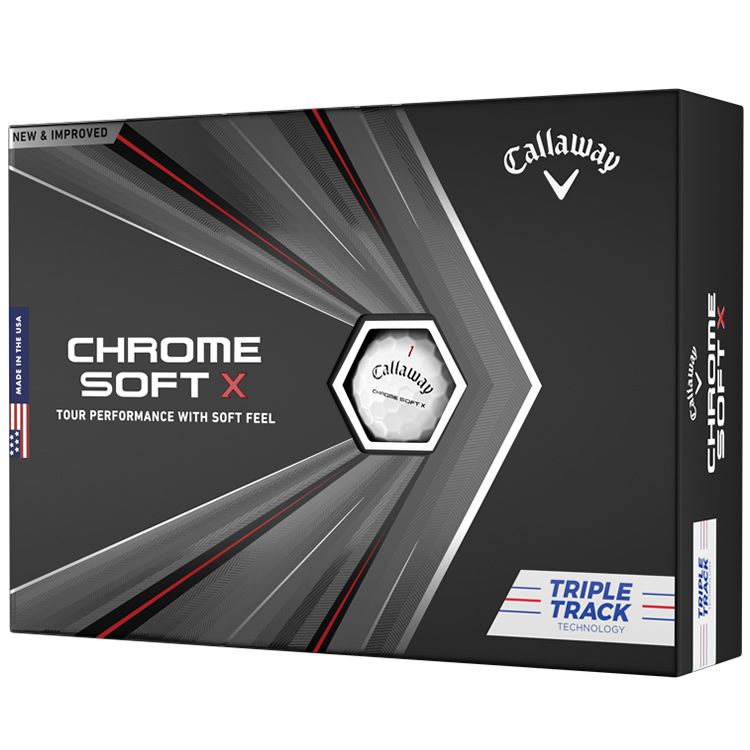 Callaway Chrome Soft X Triple Track Golf Balls – GBGolf