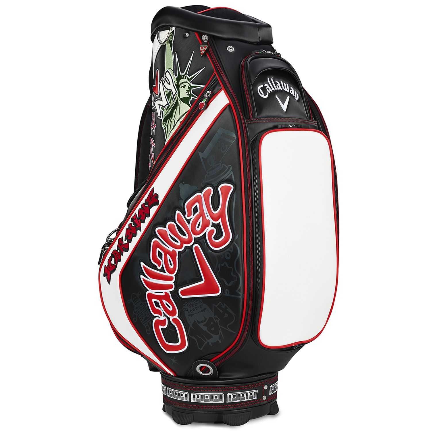Callaway US PGA Limited Edition Golf Tour Staff Bag Black/White/Red ...