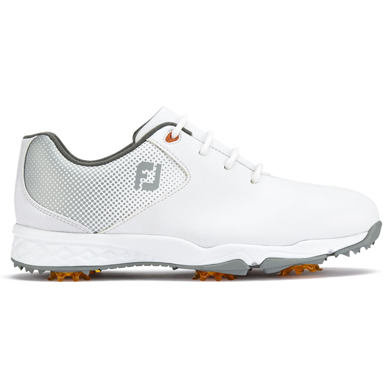 FootJoy Junior Golf Shoes #45002 White/Silver | Scottsdale Golf