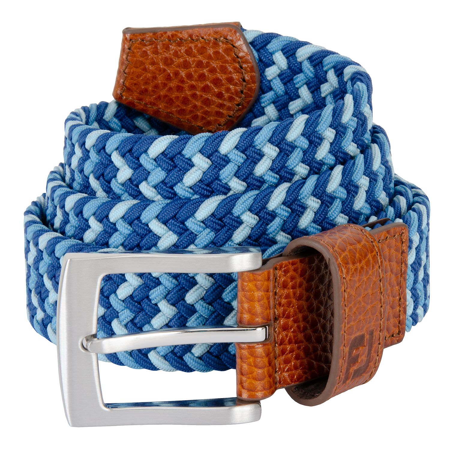 FootJoy Braided Belt Long Belt Deep Blue/Blue Sky/Ocean Scottsdale Golf