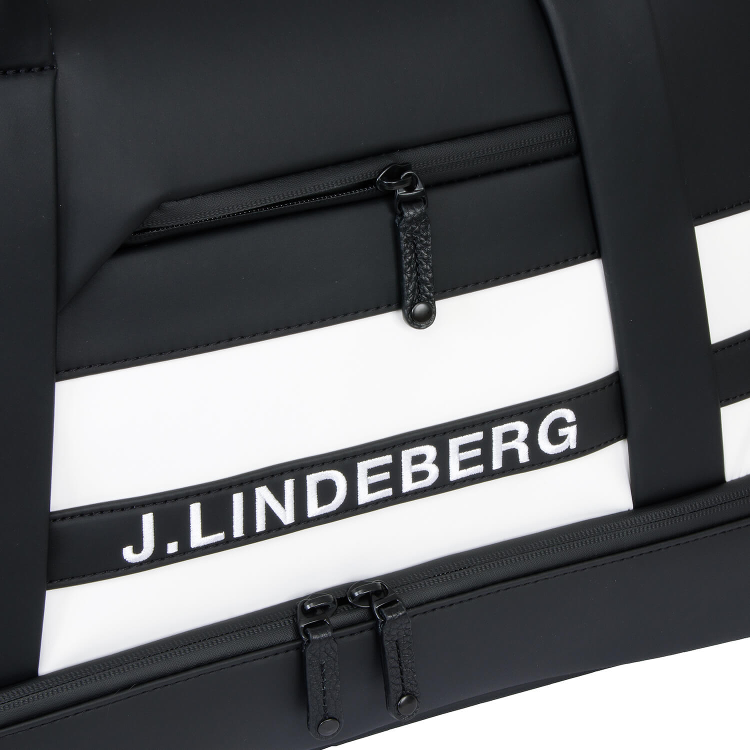 J Lindeberg Boston Synthetic Leather Bag Black AW20 | Scottsdale Golf