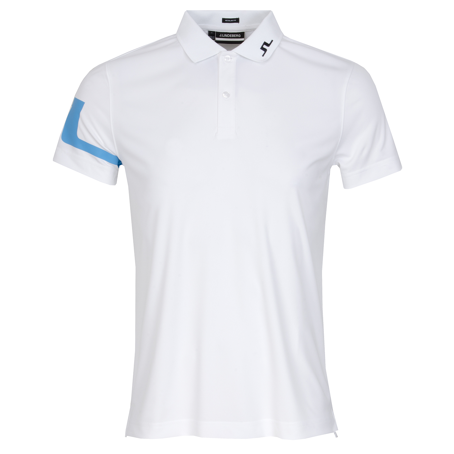 J Lindeberg Heath Polo Shirt Ocean Blue | Scottsdale Golf