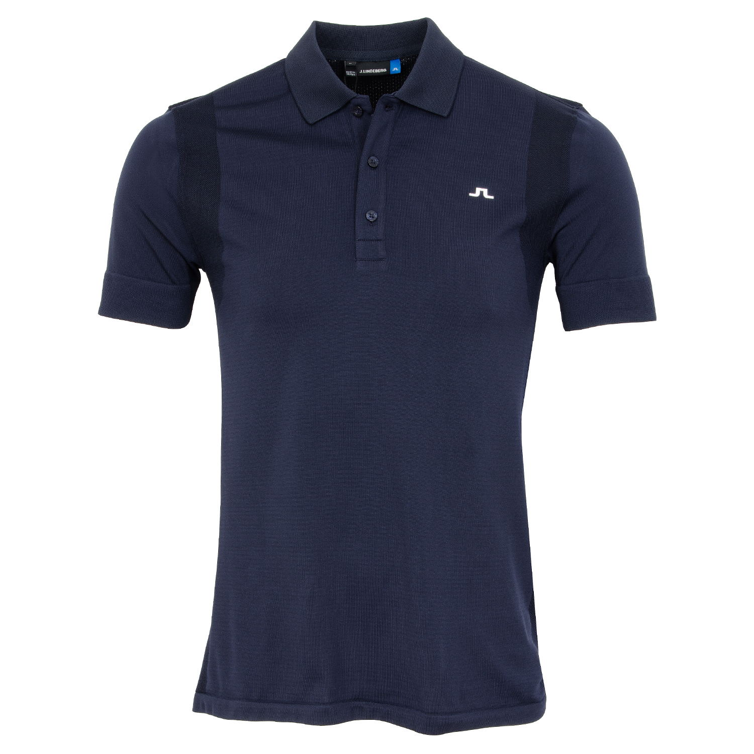 J Lindeberg Isaac Lightweight Seamless Polo Shirt JL Navy | Scottsdale Golf