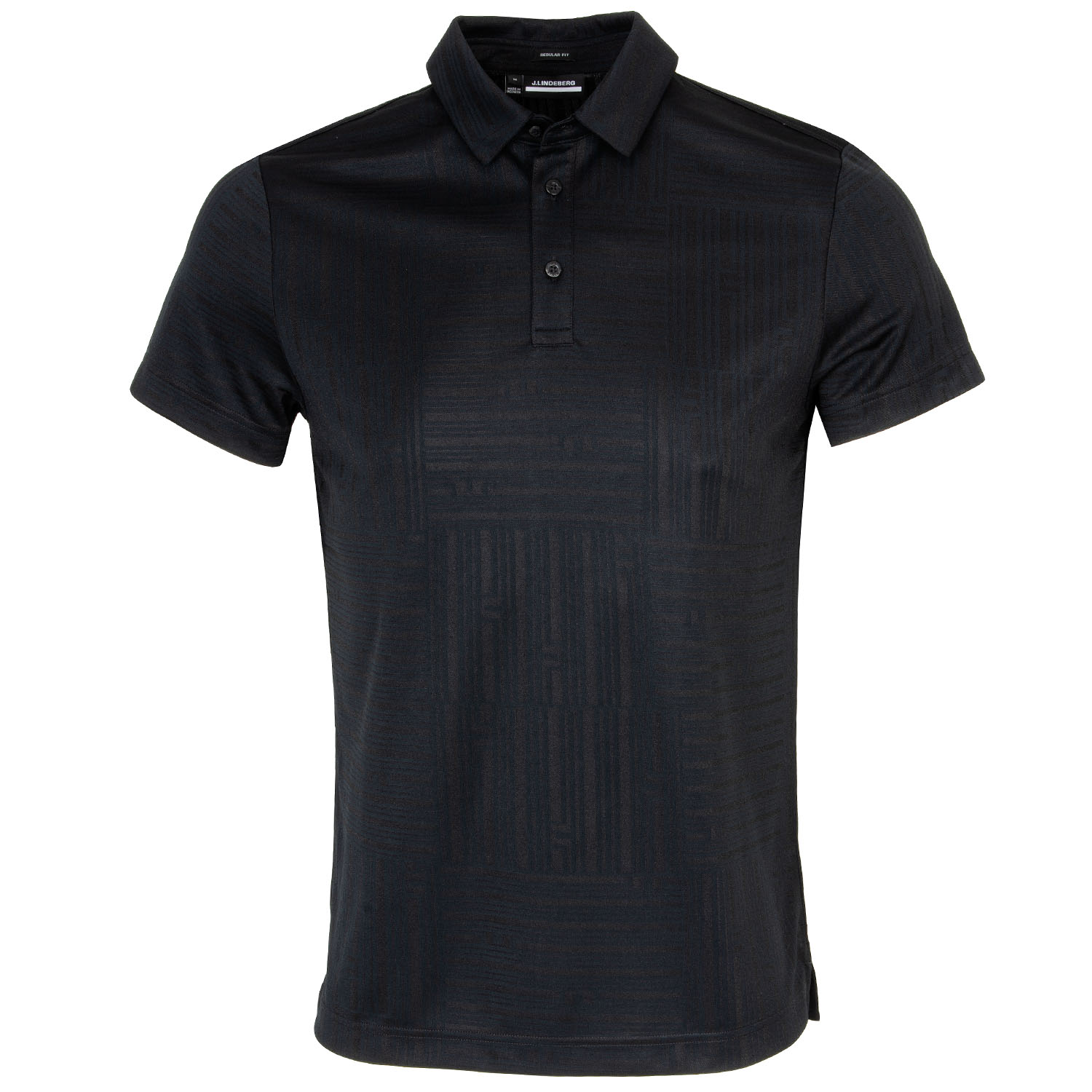 J Lindeberg Alfred Polo Shirt Black | Scottsdale Golf