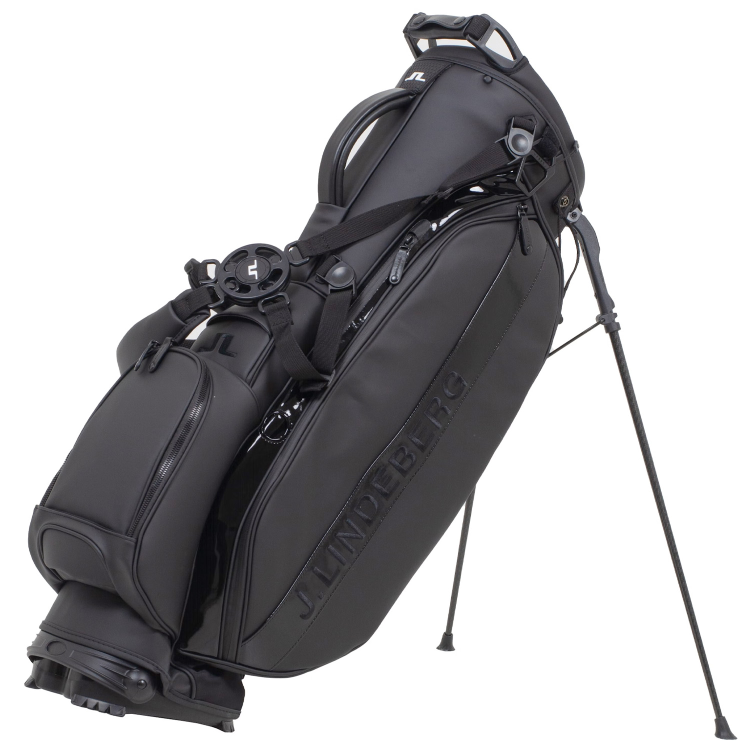 J Lindeberg Play Golf Stand Bag Black Onyx | Scottsdale Golf