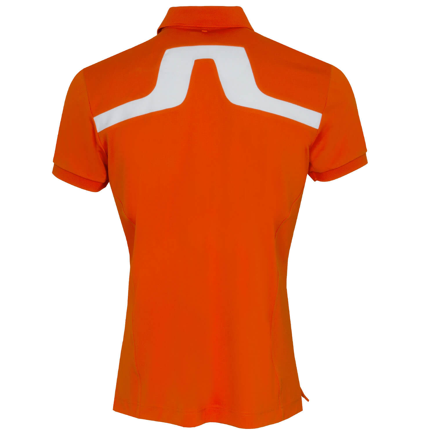 J Lindeberg KV Polo Shirt Tangerine Tango | Scottsdale Golf
