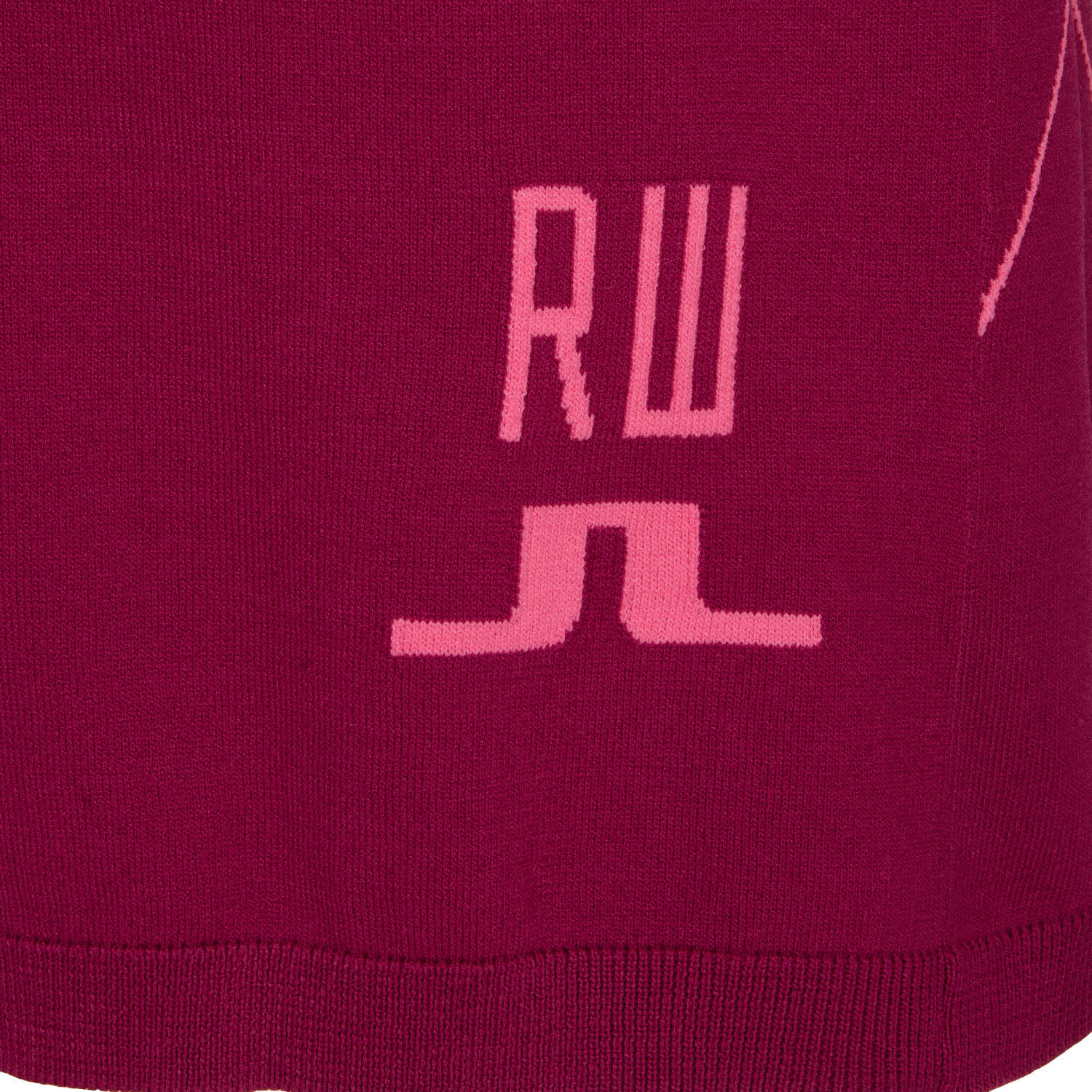 J Lindeberg x Robbie Williams Luke Knitted Argyle Golf Polo Shirt ...