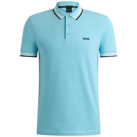 BOSS Paddy Polo Shirt Turquoise/Aqua