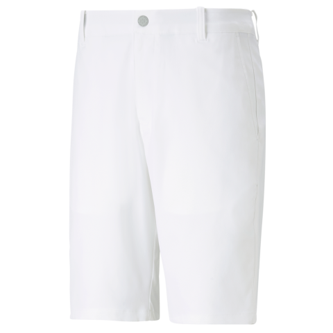 PUMA Dealer 10 inch Golf Shorts White Glow | Scottsdale Golf