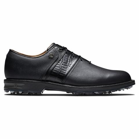 FootJoy Premiere Series Packard Golf Shoes #53924 Black/Black Speed Saddle