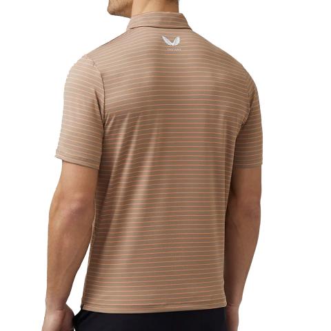 Castore Yarn Dye Stripe Polo Shirt