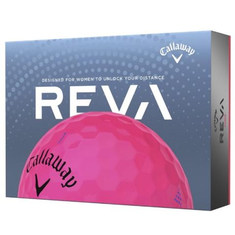 Callaway REVA Ladies Golf Balls Pink / Dozen