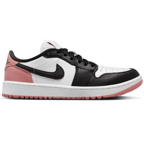 Nike Air Jordan 1 Low Golf Shoes White/Rust Pink | Scottsdale Golf