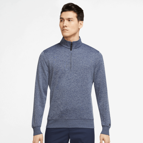 Nike Dri-Fit Zip Neck Sweater Obsidian/Ashen Slate | Scottsdale Golf