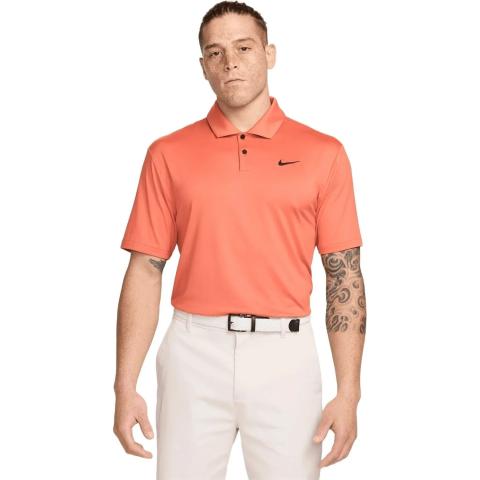 Nike Dri-FIT Tour Tour Solid Golf Polo Shirt Madder Root/Black