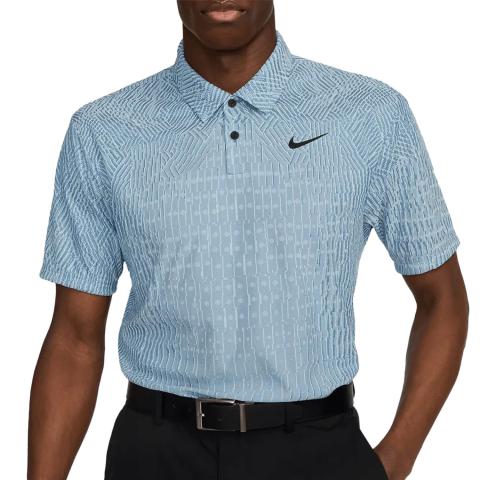 Nike Tour Dri-FIT ADV Golf Polo Shirt Glacier Blue/ Aegean Storm/ Black