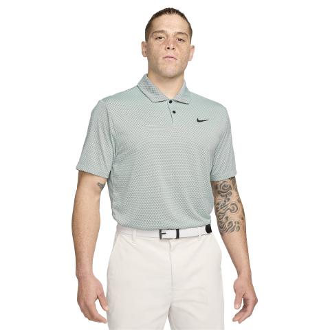 Nike Tour Dri-FIT Jacquard Golf Polo Shirt Glacier Blue/ Light Lemon Twist/ Black