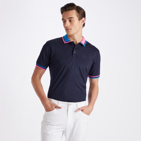 G/FORE Two Tone Polo Shirt Twilight | Scottsdale Golf