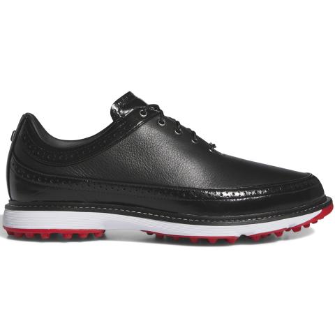 adidas MC80 Golf Shoes Core Black/Iron Metallic/Better Scarlet
