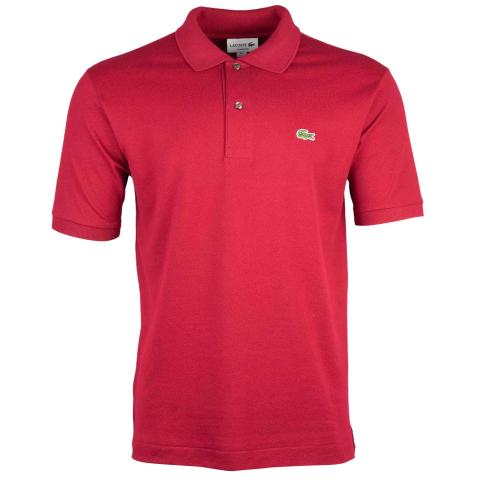 Lacoste Classic Core Polo Shirt Bordeaux | Scottsdale Golf
