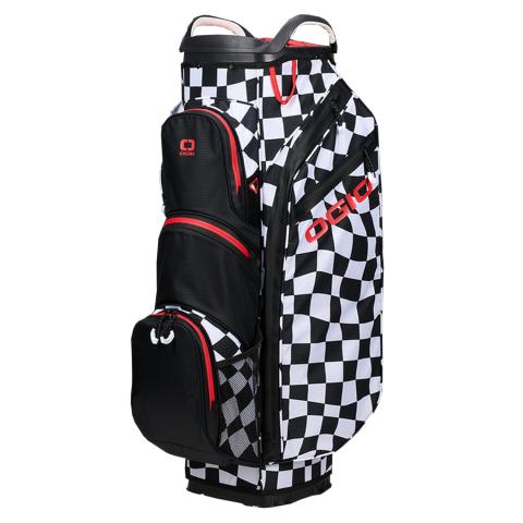 OGIO All Elements Silencer Golf Cart Bag Warped Checkers