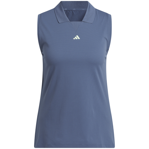 adidas Ladies Sport Sleeve Polo Shirt Preloved Ink