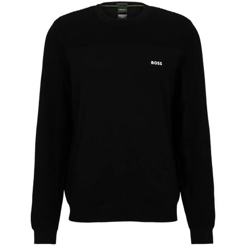 BOSS Momentum-X Crew Neck Sweater Black