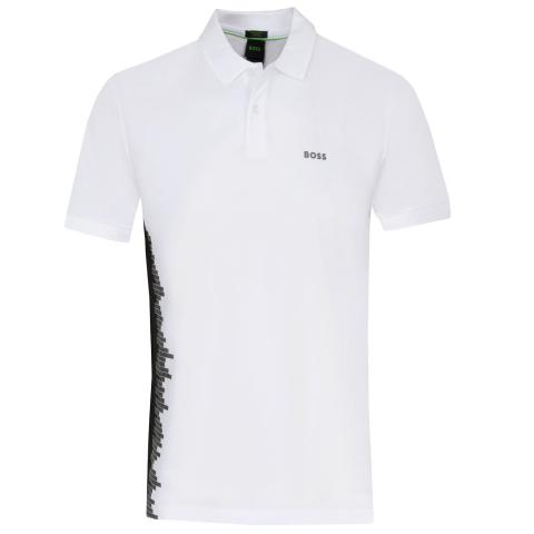 BOSS Paddy 4 Golf Polo Shirt White