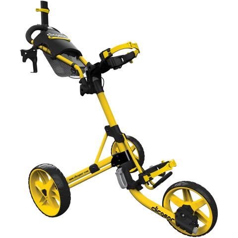 Clicgear 4.0 3-Wheel Push Golf Trolley Yellow
