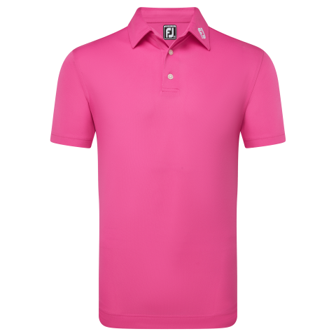 FootJoy Stretch Pique Solid Athletic Polo Shirt Hot Pink 81673