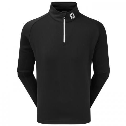 FootJoy Chill Out Zip Neck Golf Sweater Black 90146