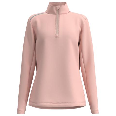 Forelson Broadway Zip Neck Ladies Golf Sweater Pink
