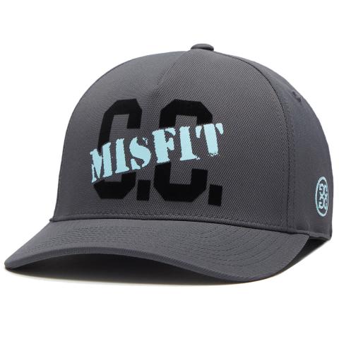 G/FORE C.C. Misfit Stretch Twill Snapback Cap Charcoal