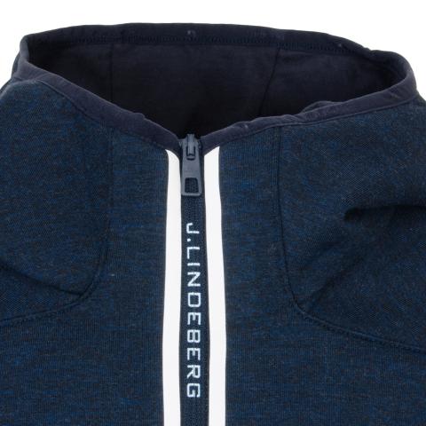 j lindeberg logo tech hoodie