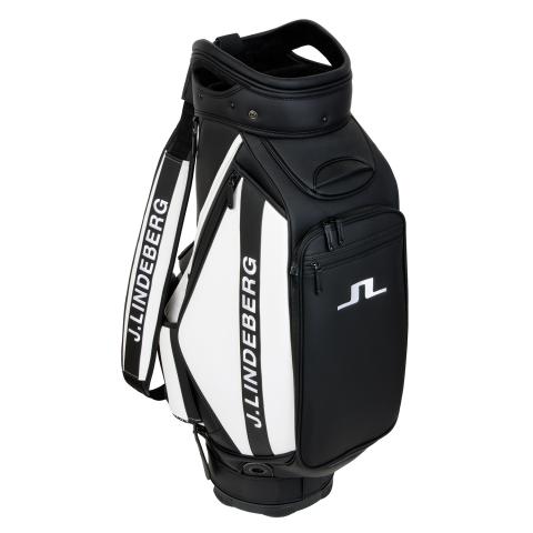 J Lindeberg Tour Staff Stand Bag Black Scottsdale Golf